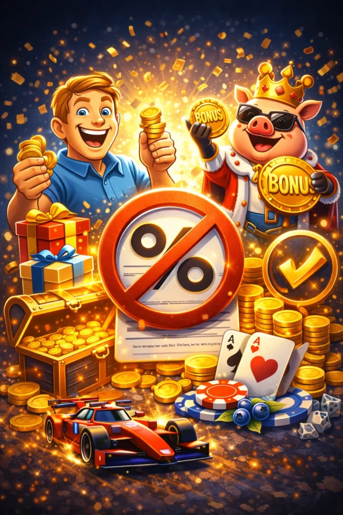 Kasinot ilman kierrätystä. Bonukset ilman turhia ehtoja.
