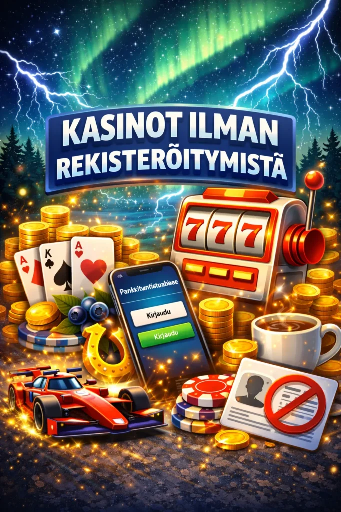 Kasinot ilman rekisteröitymistä